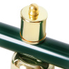 Бильярдный светильник Престиж 4 плафона (зеленый, зеленая штанга)